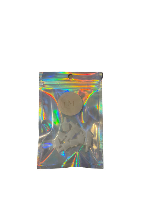 Adhesive cap replacers